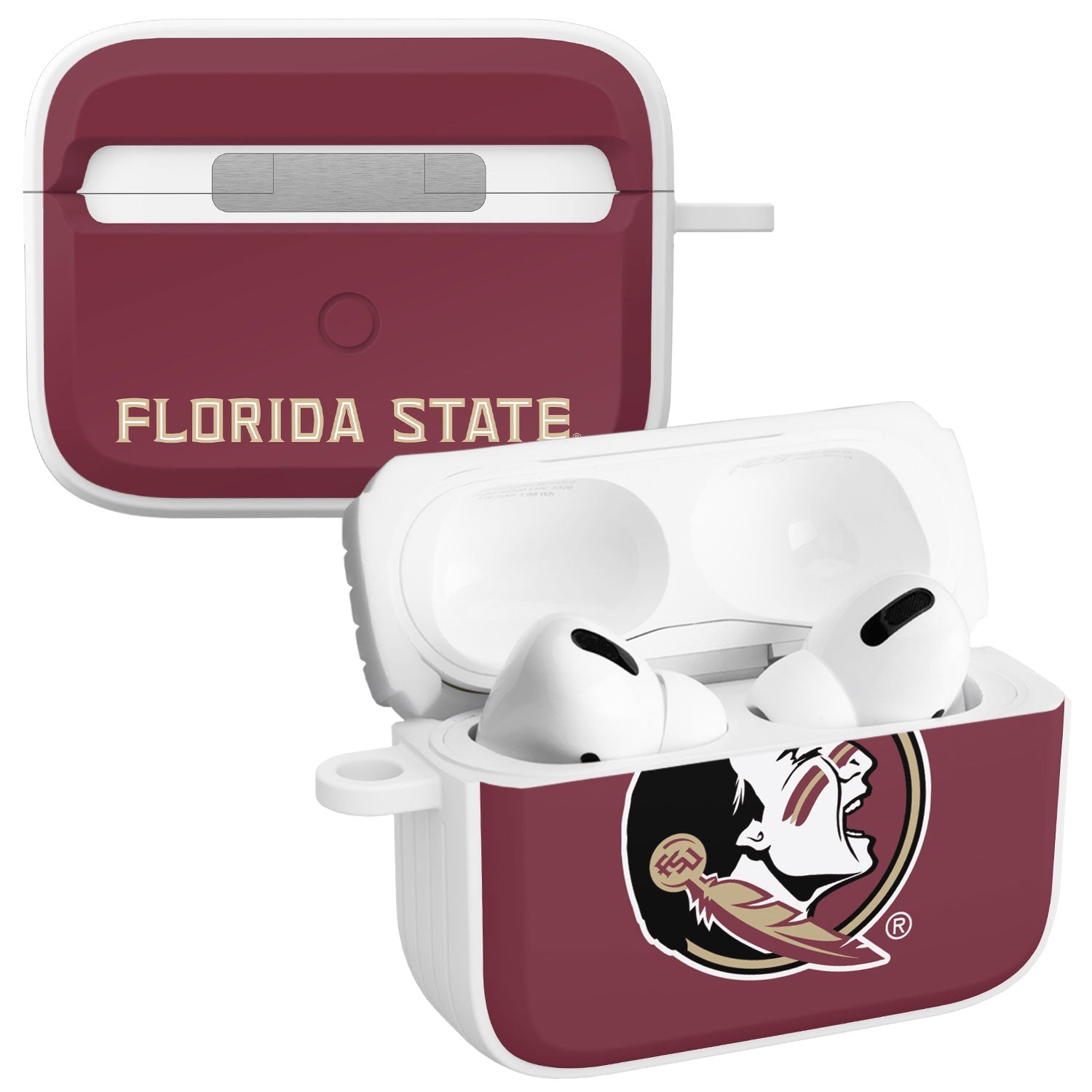 Florida State Seminoles HDX Apple Airpods Pro 1 &amp;amp; 2 Case Cover