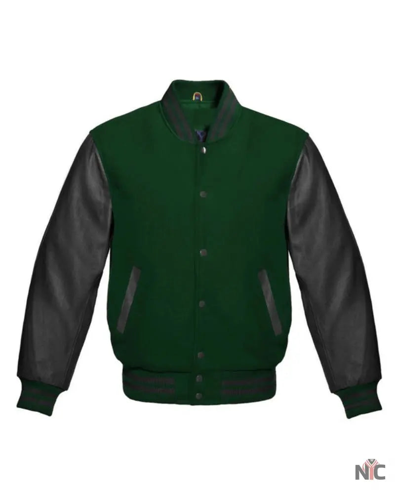 Forest Green Varsity Jacket