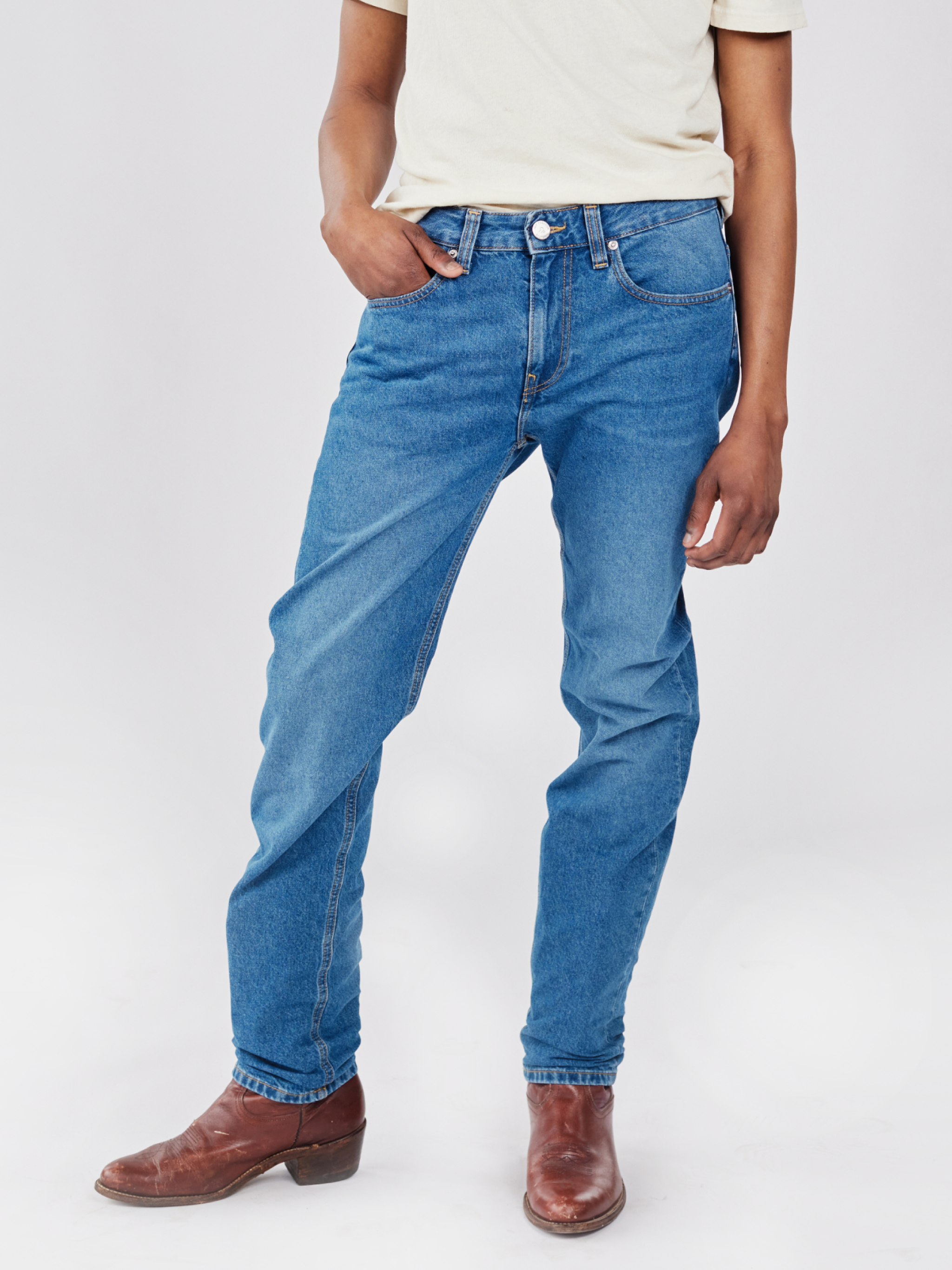 Men&amp;#39;s Regular Recycled Jean - Stone Blue