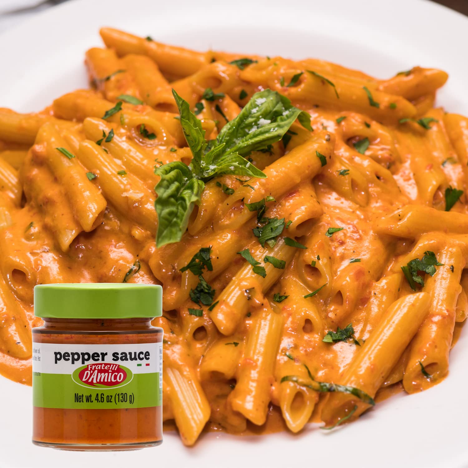 Fratelli D&#39;Amico, Red Pepper Pesto Sauce, 4.06oz (130g)