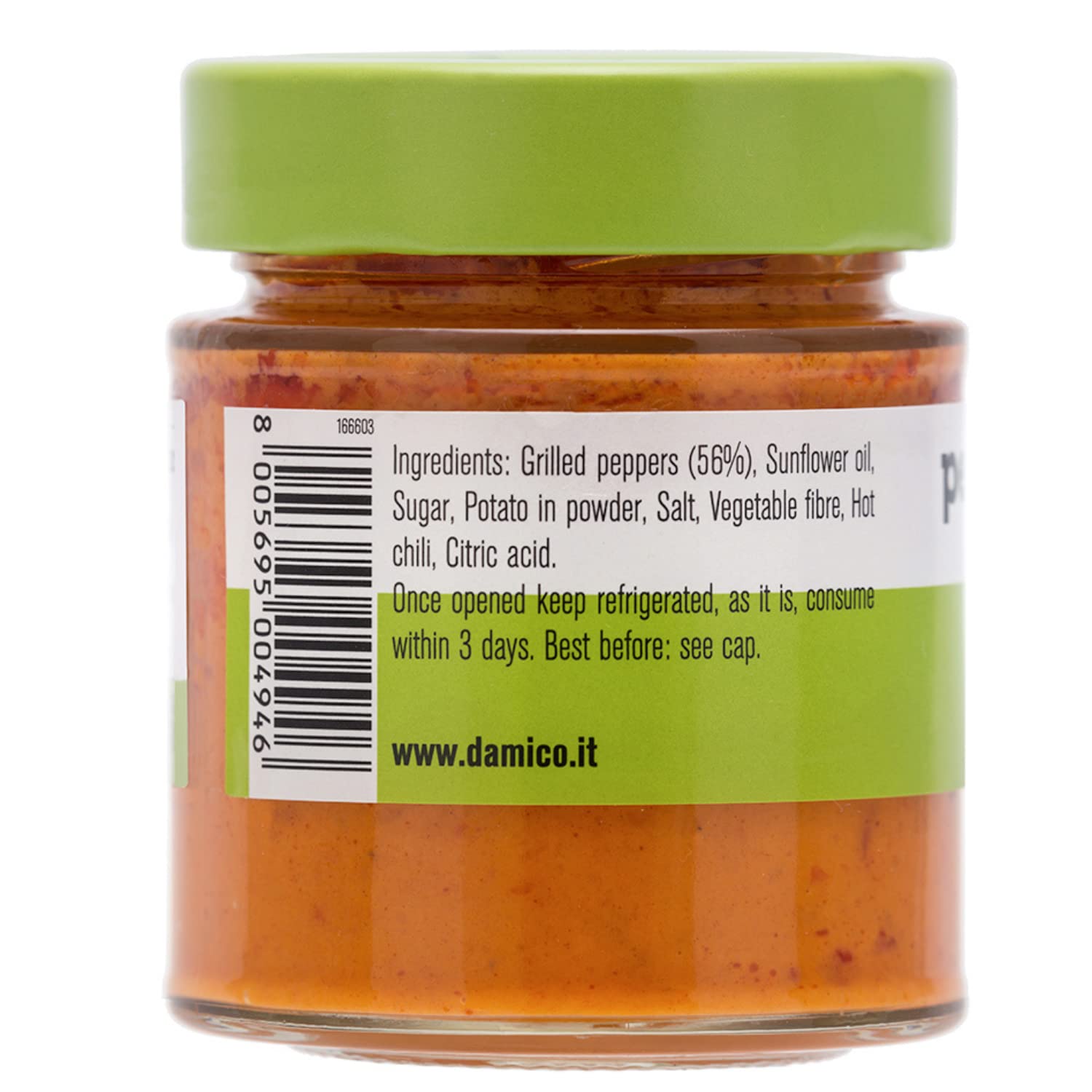 Fratelli D&#39;Amico, Red Pepper Pesto Sauce, 4.06oz (130g)