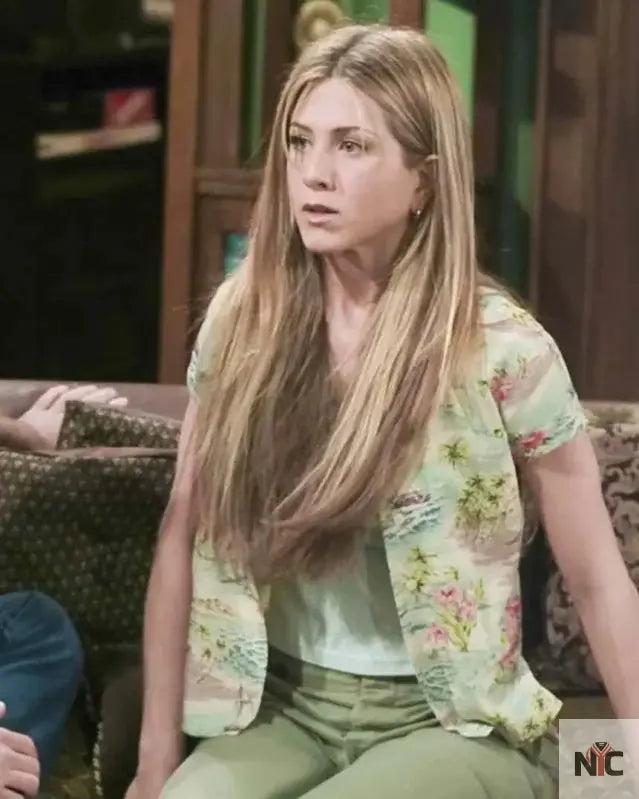 Friends S06 Rachel Green Hawaiian Print Shirt
