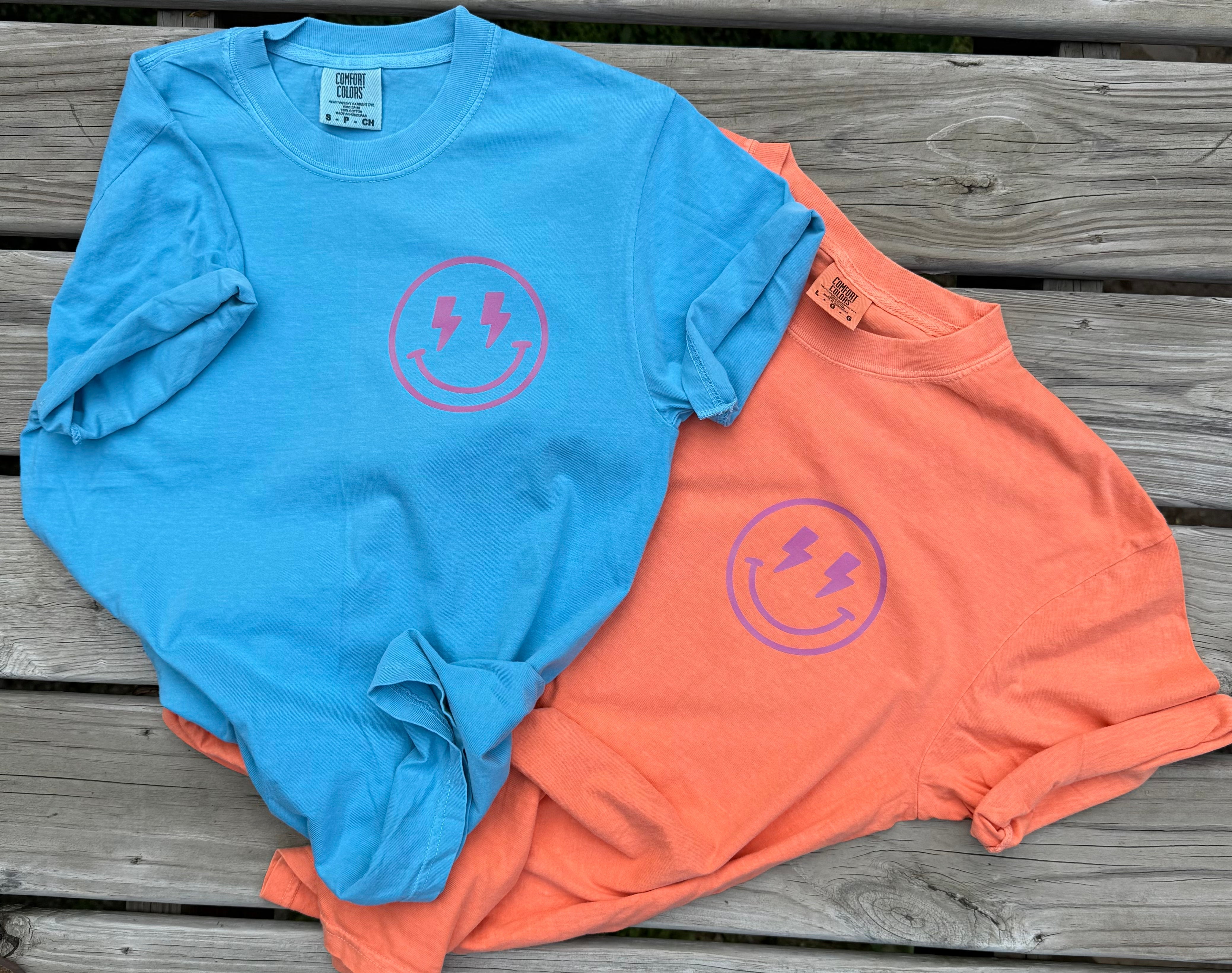 Retro Smiley Pocket Logo Graphic