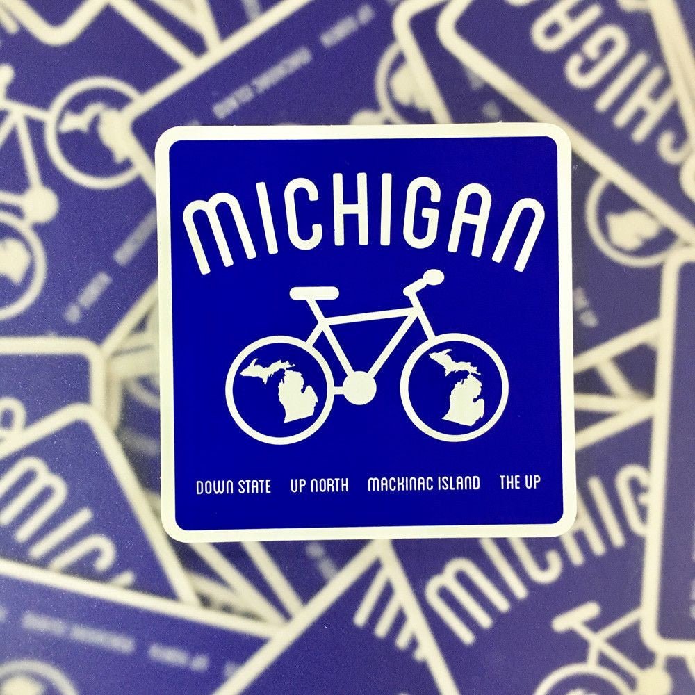 Sticker - Michigan Bike
