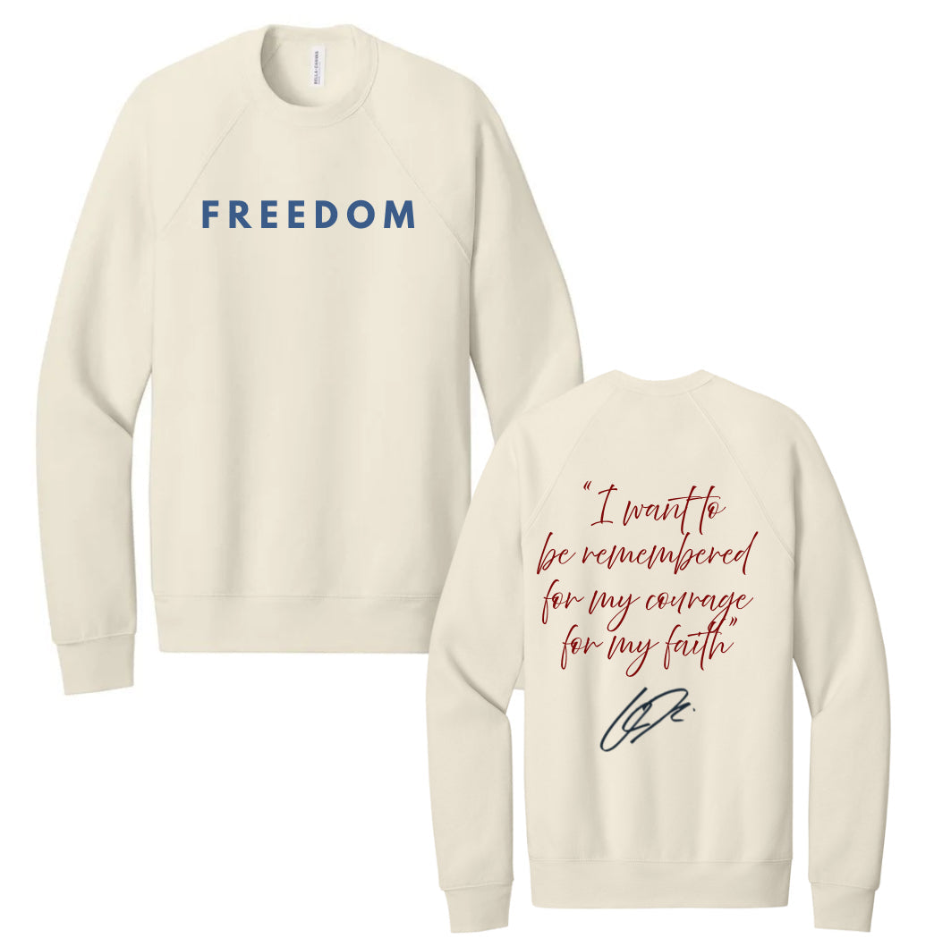 Charlie Kirk Freedom Tshirt - Long Sleeve - Crewneck - Hoodie