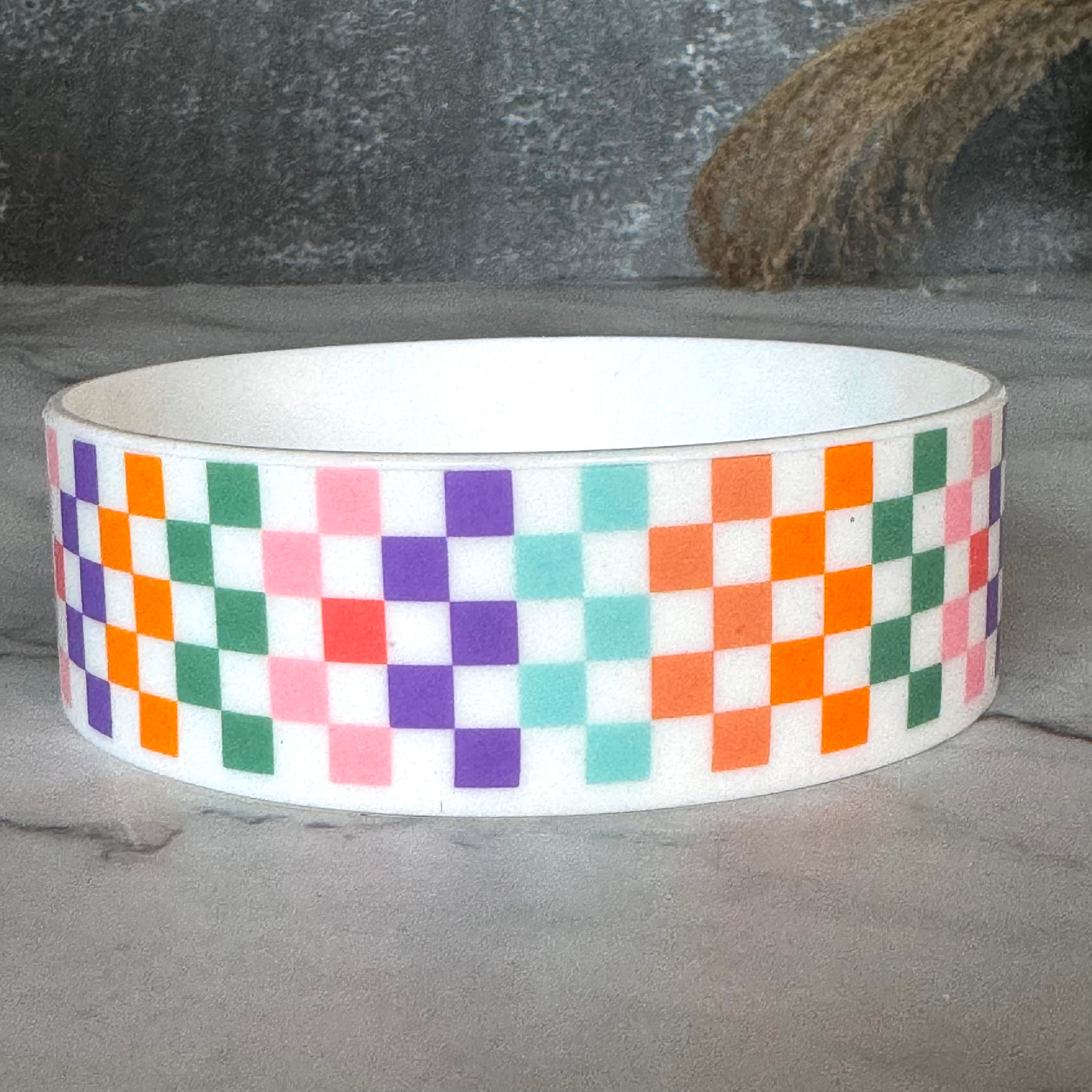 COLORED CHECKERS 50oz Bertha Boot for Simple Modern Tumblers - New!