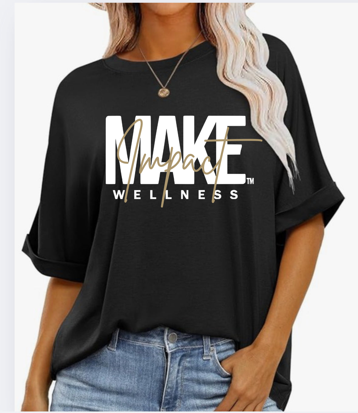 Make wellness Impact Slouchy Short Sleeve