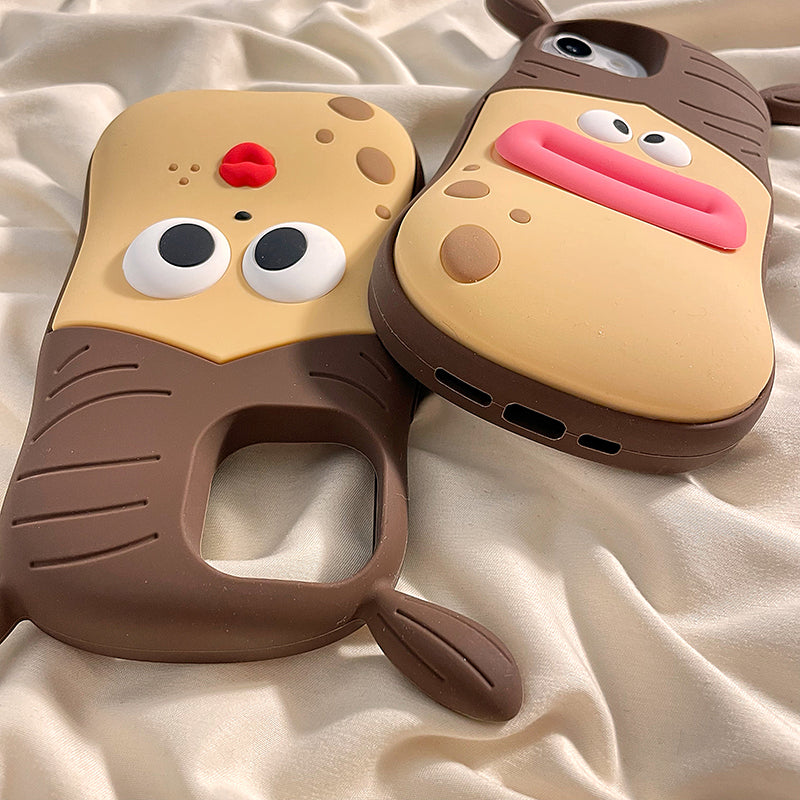 Funny Big Mouth, Big Eyes iPhone Case | Zakapop