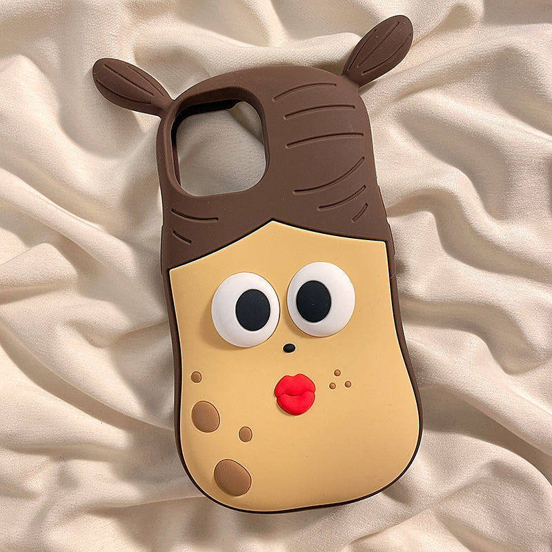 Funny Big Mouth, Big Eyes iPhone Case | Zakapop