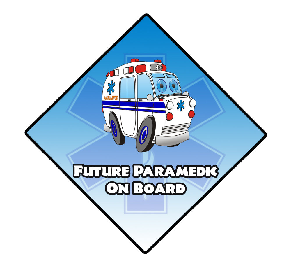 FUTURE PARAMEDIC ON BOARD WINDOW DECAL