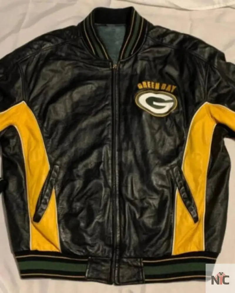 G-III Carl Banks Green Bay Packers Leather Jacket