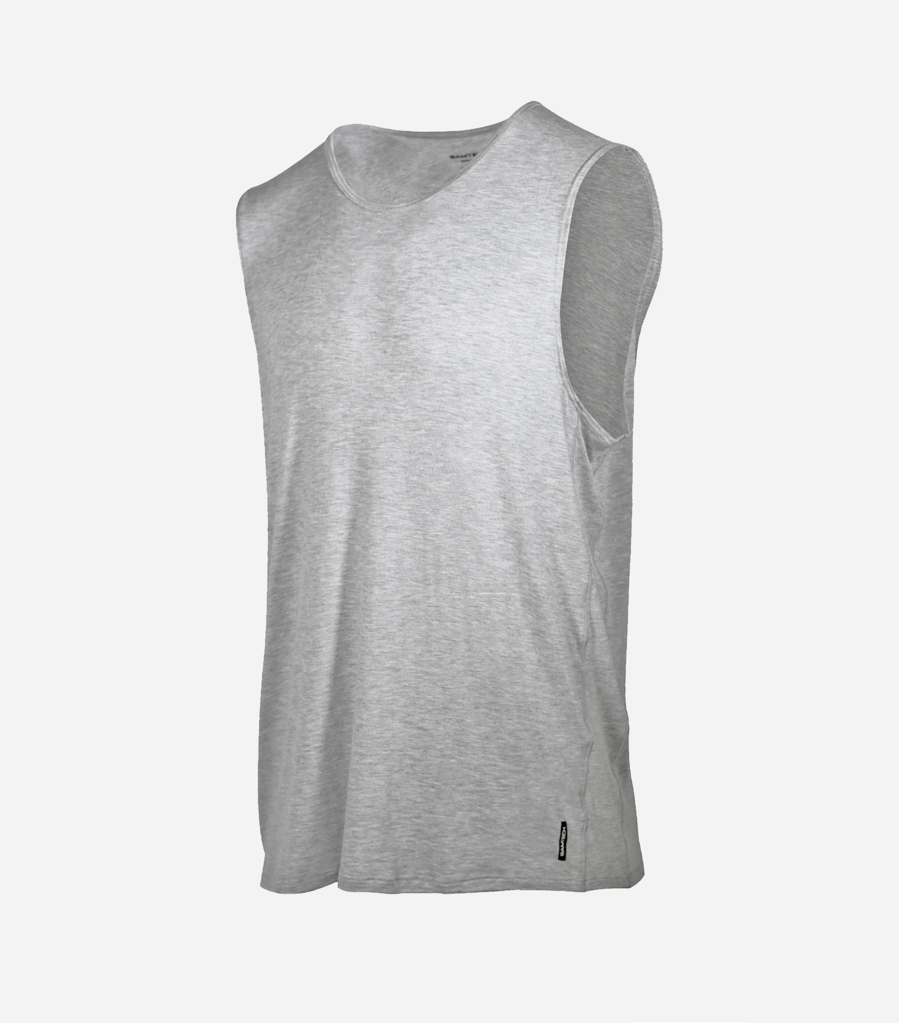 Bamboo Aerotech Tank - Heather Grey