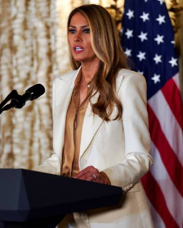 General Assembly Melania Trump White Blazer