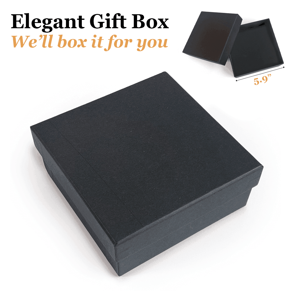 Elegant Gift Box - We&amp;#39;ll box it for you (maximum 1 item per box) | Leather Patch Hat