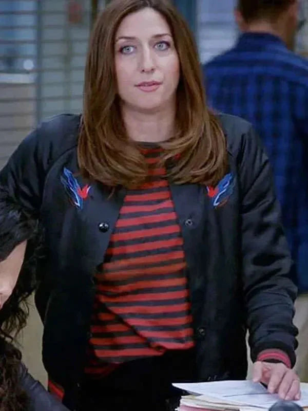 Gina Linetti Brooklyn Nine-Nine Black Bomber Jacket