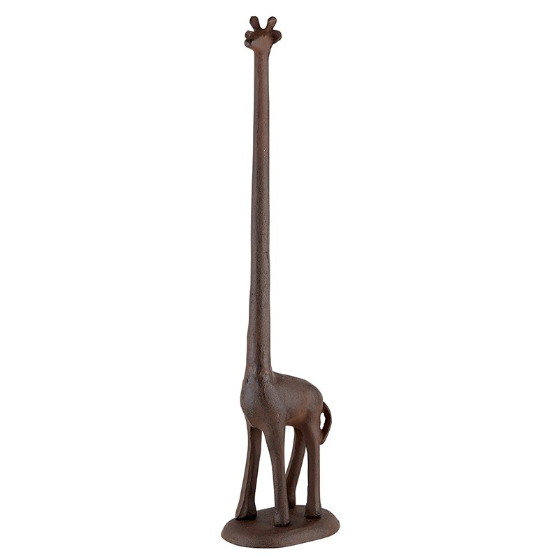 Giraffe Cast Iron Paper Towel Holder | 19&amp;quot; Tall | Real Cast Iron, Virtually Indestructible