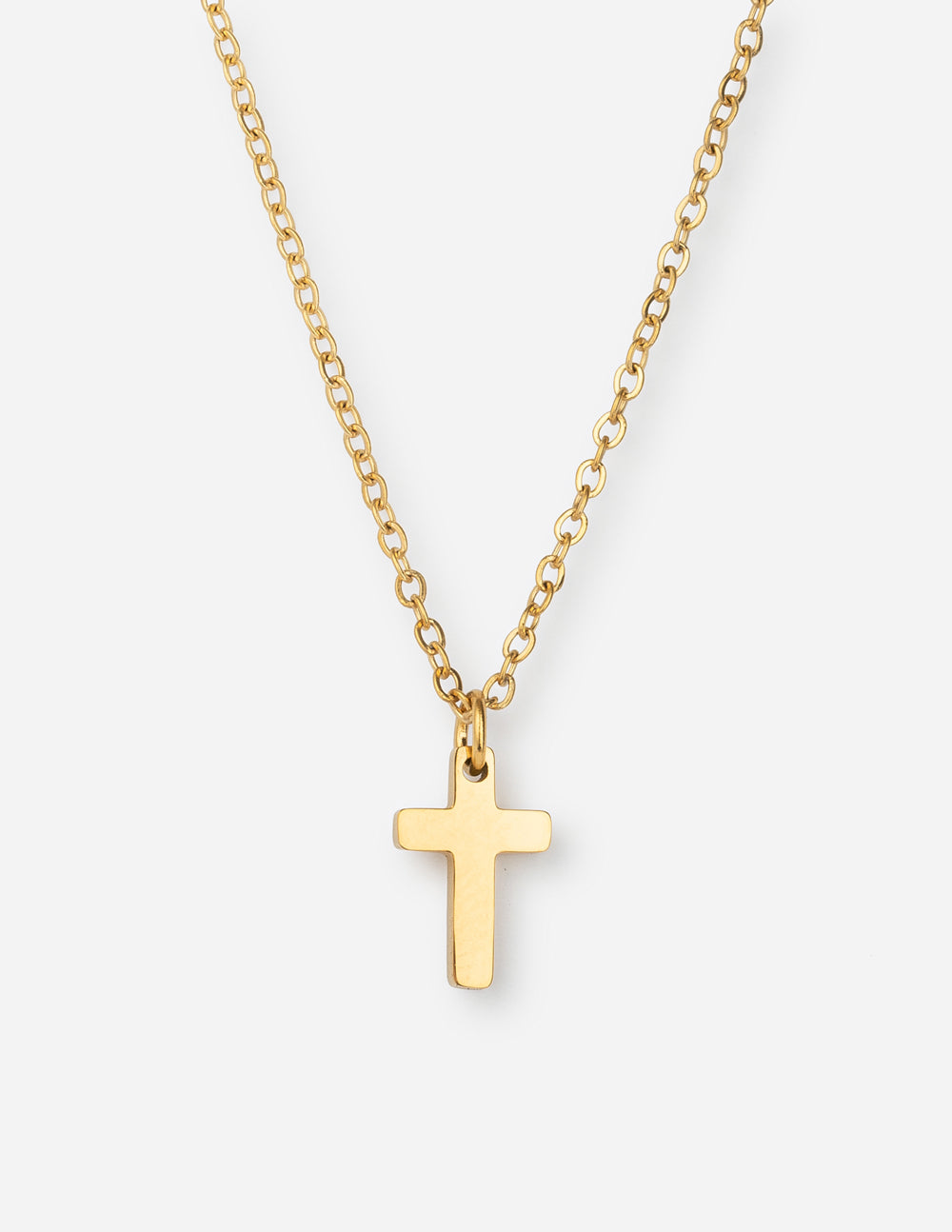GOLD CROSS NECKLACE