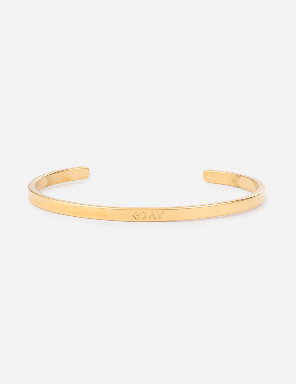 GOLD HIGHS AND LOWS CUFF BRACELET