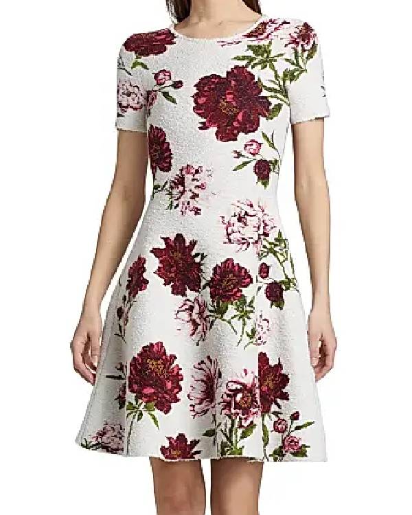Good Morning America Linsey Davis White Floral Dress