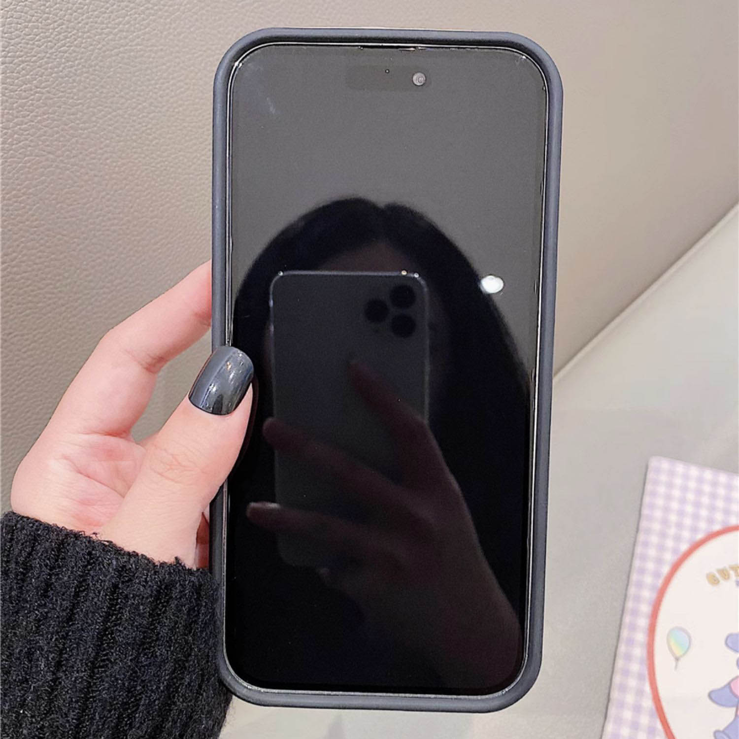 Gradient Color Clash Coffee Bear Phone Case | ZAKAPOP