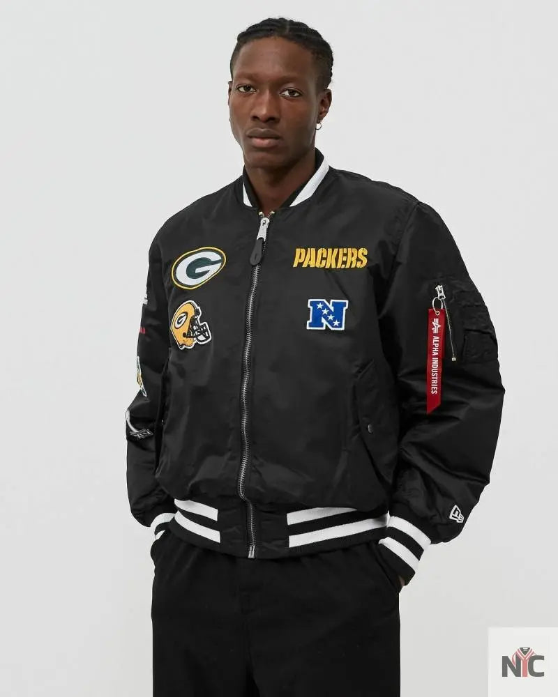 Green Bay Packers Alpha Industries MA-1 Bomber Jacket