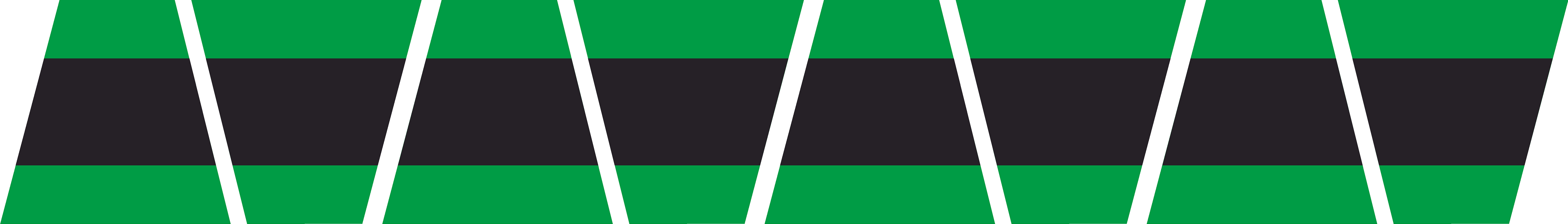 GREEN &amp;amp; BLACK TRIPLE STRIPE REFLECTIVE HELMET (TET) TETRAHEDRON 8 PACK