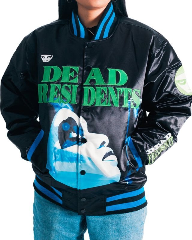 Headgear Classic Black/Green Dead Presidents Satin Jacket