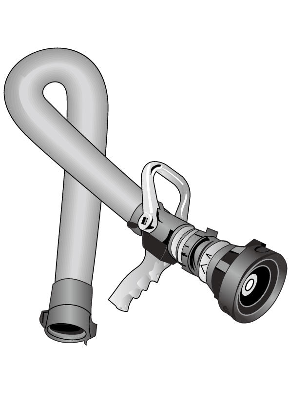 GREY HOSE RIBBON HELMET DECAL