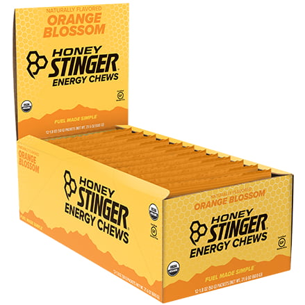 Honey Stinger Energy Chews, 12 Pack, Orange Blossom