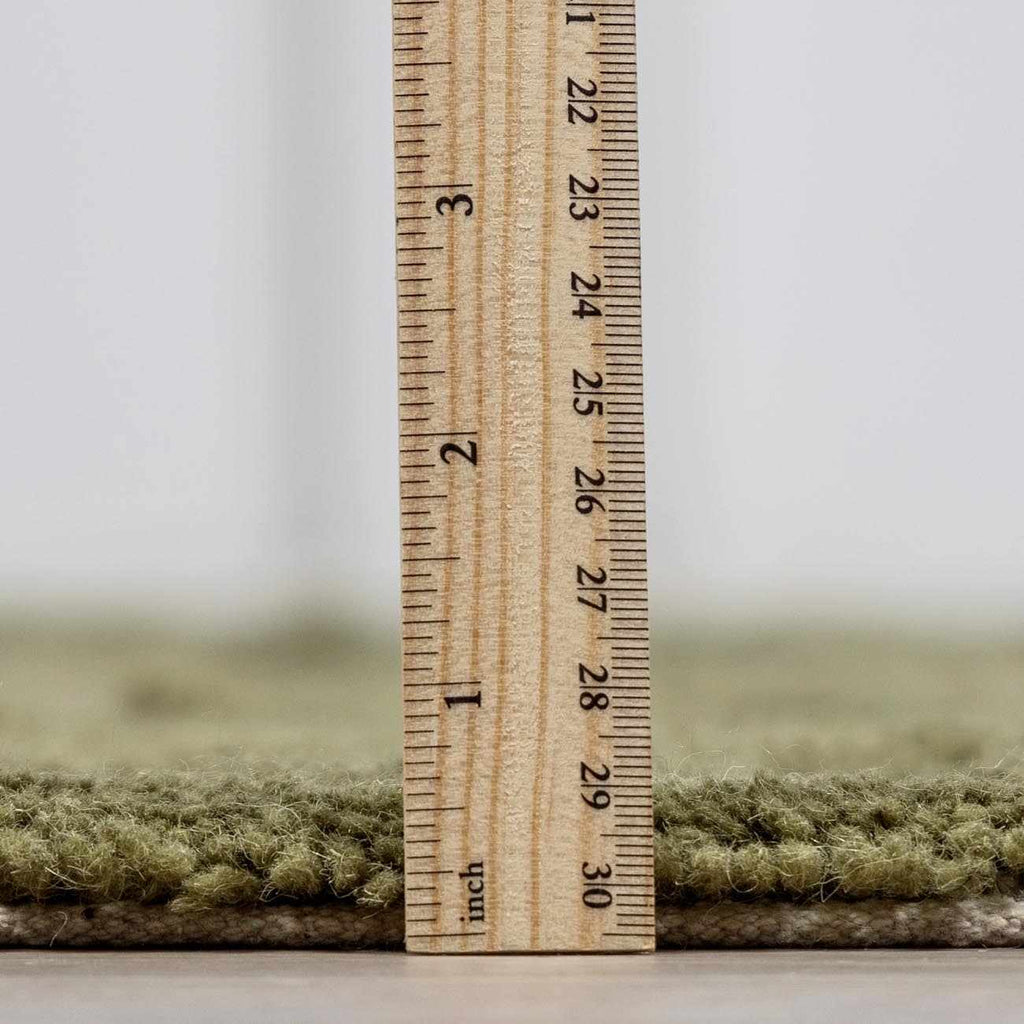 Washable Wool Rug - Green