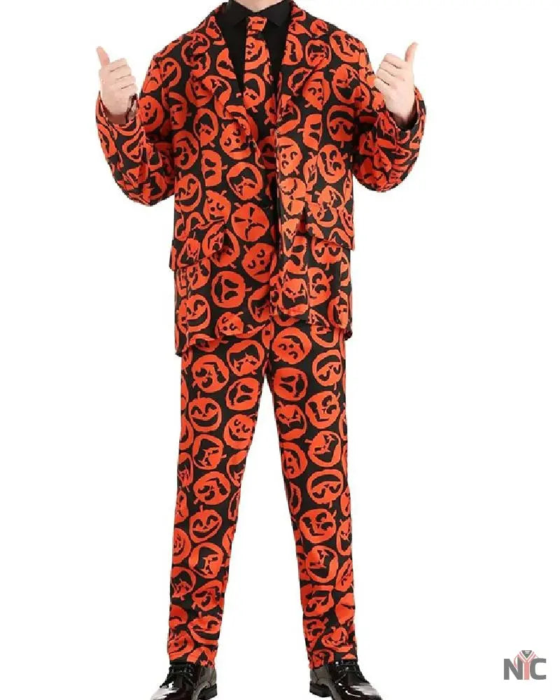 Halloween Party Pumpkin Suit