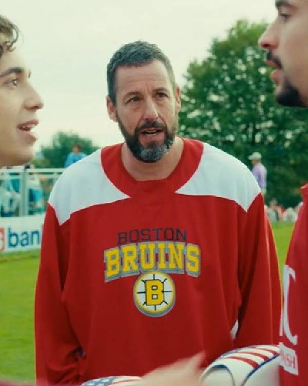 Happy Gilmore 2 Adam Sandler Red White Boston Jersey