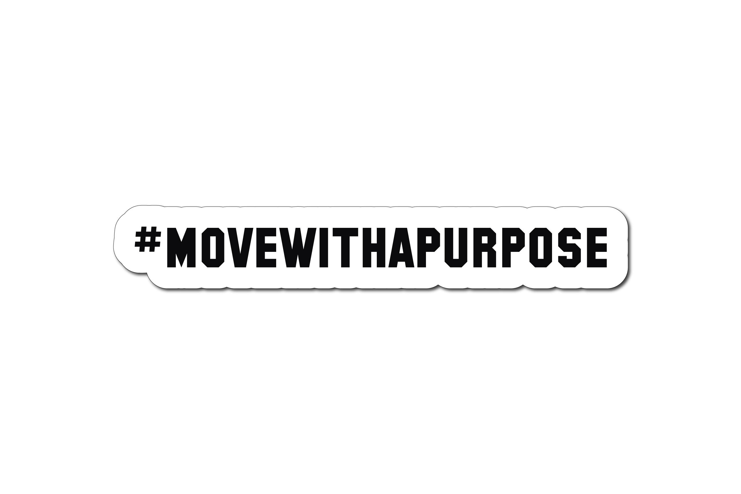 #MOVEWITHAPURPOSE HELMET DECAL