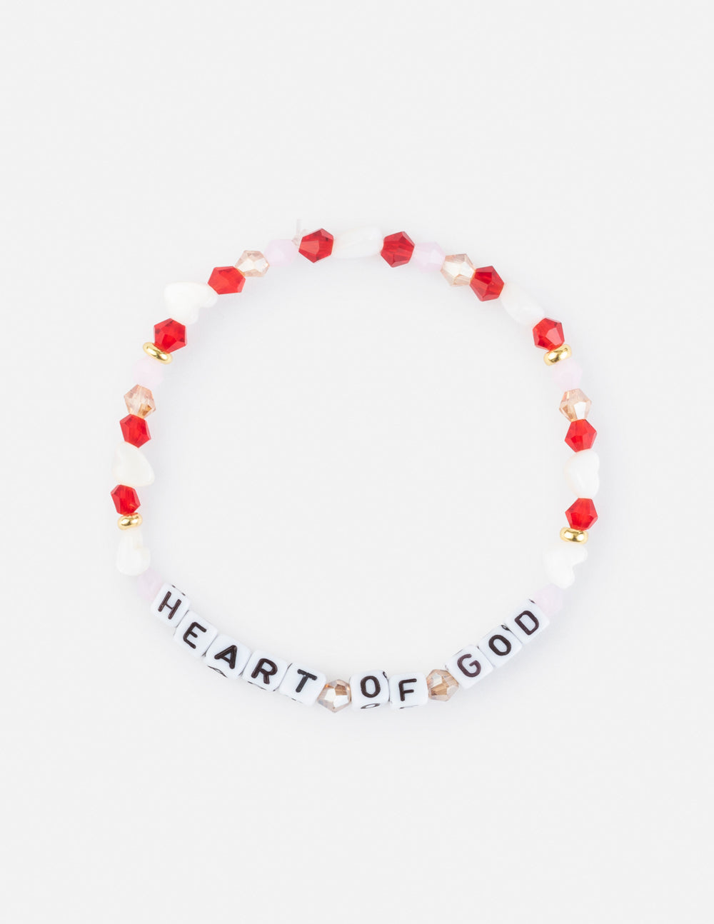 HEART OF GOD LETTER BRACELET