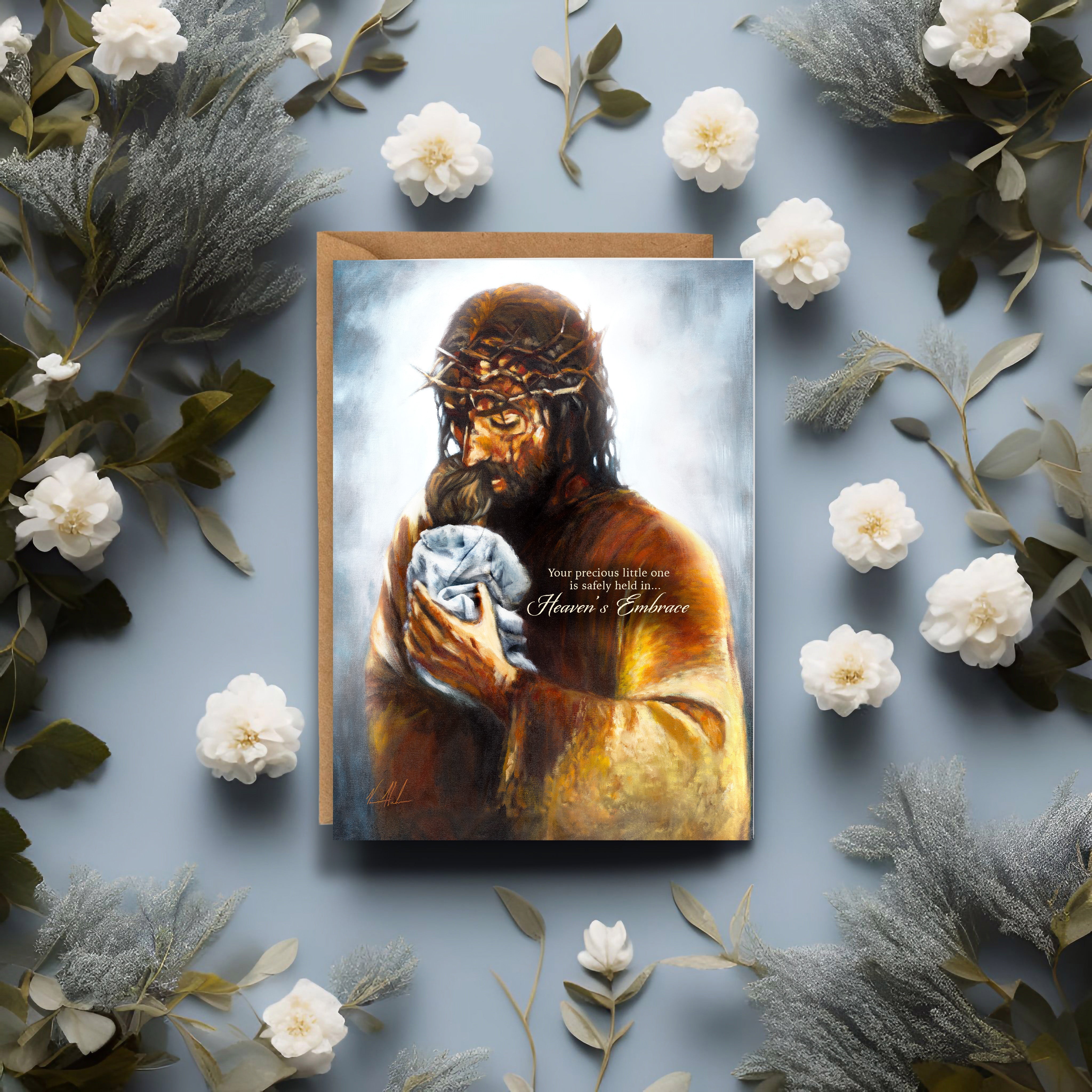 &amp;#39;Heaven&amp;#39;s Embrace&amp;#39; Greeting Card