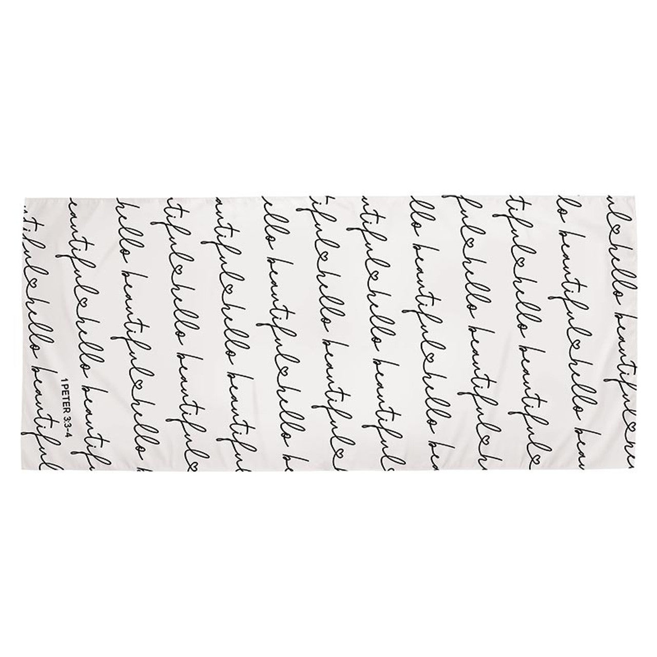 Hello Beautiful Oversized Quick Dry Beach Towel | Ultra Absorbent | 35&amp;quot; x 78&amp;quot;