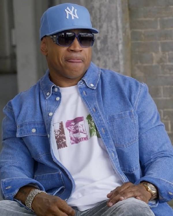 Hip Hop Was Born Here LL Cool J Blue Denim Shirt