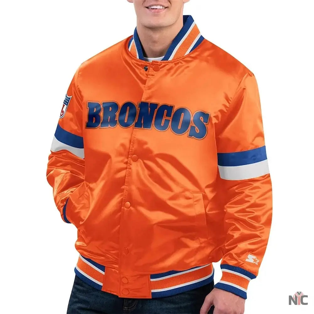 Home Game Denver Broncos Orange Jacket