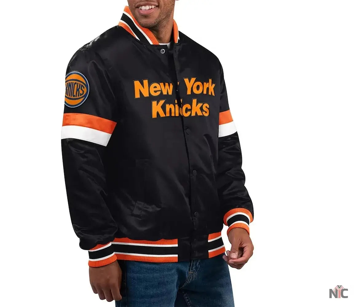 Home Game New York Knicks Black Jacket