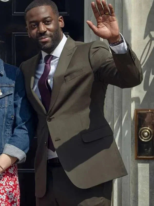 Ashley Thomas Hostage Green Suit