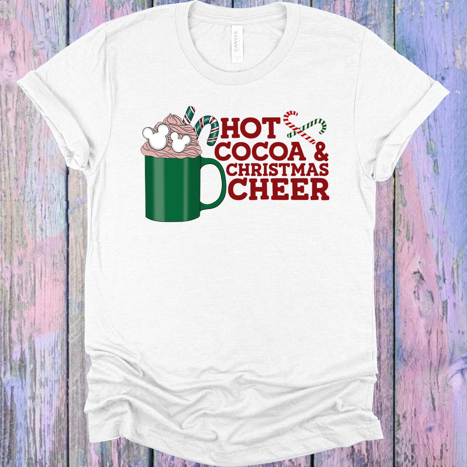 Hot Cocoa &amp;amp; Christmas Cheer Graphic Tee