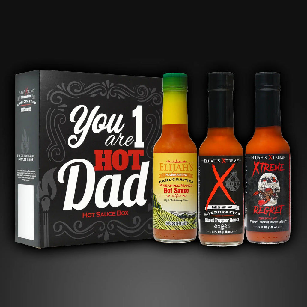 #1 HOT DAD HOT SAUCE GIFT SET (3 Bottles)