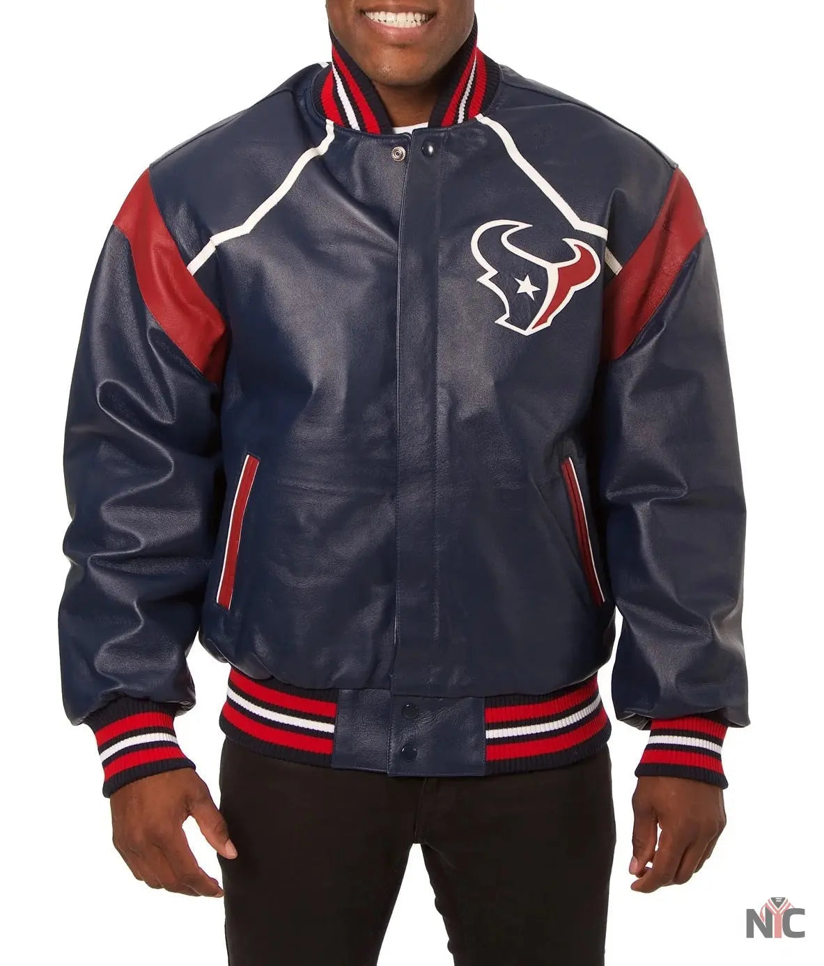 Houston Texans Leather Jacket
