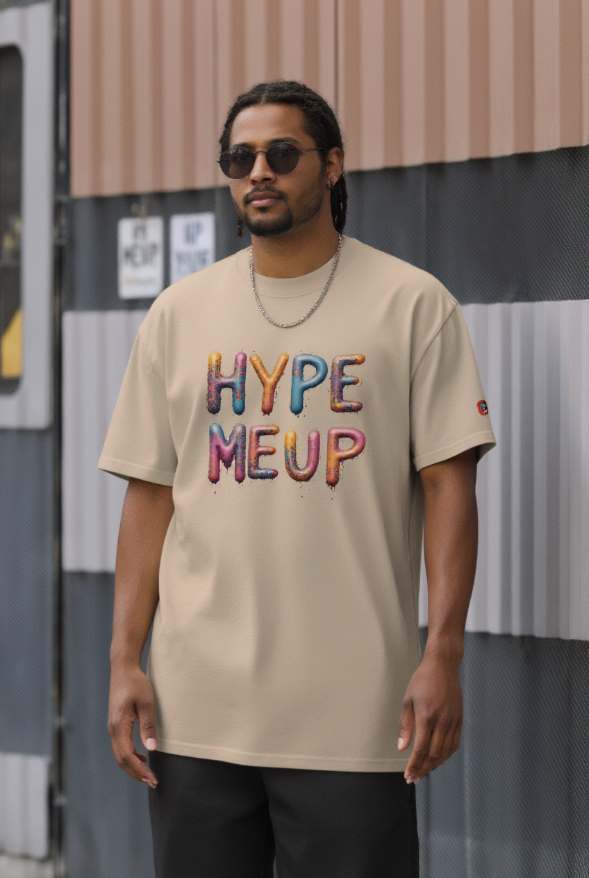 HYPE MEUP Affirmations Oversized Vintage Feel T-Shirt