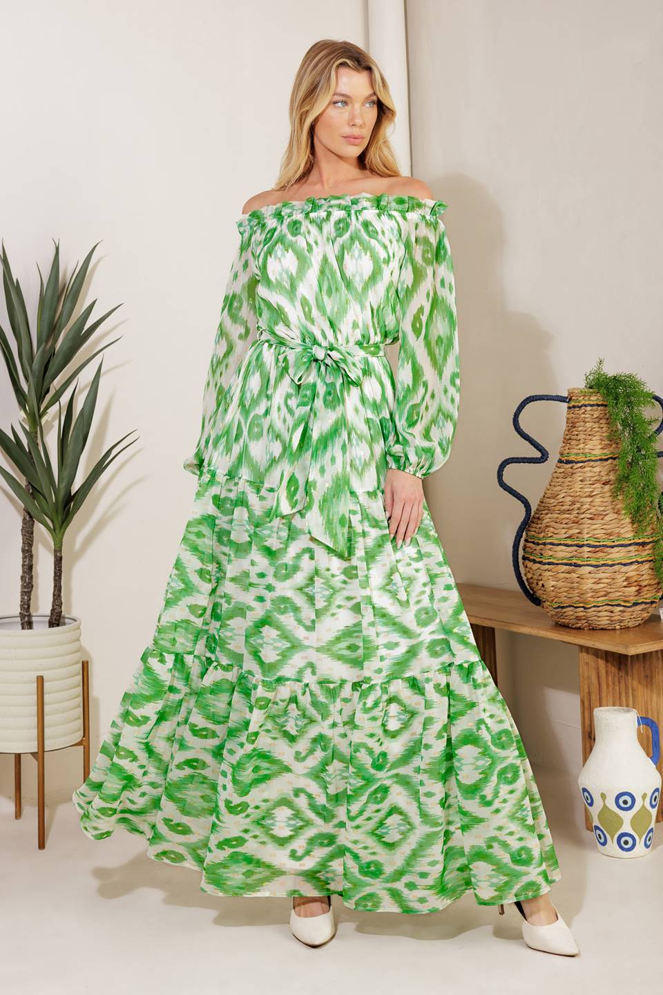 ECLIPSE&amp;#39;S WHISPER WOVEN MAXI DRESS