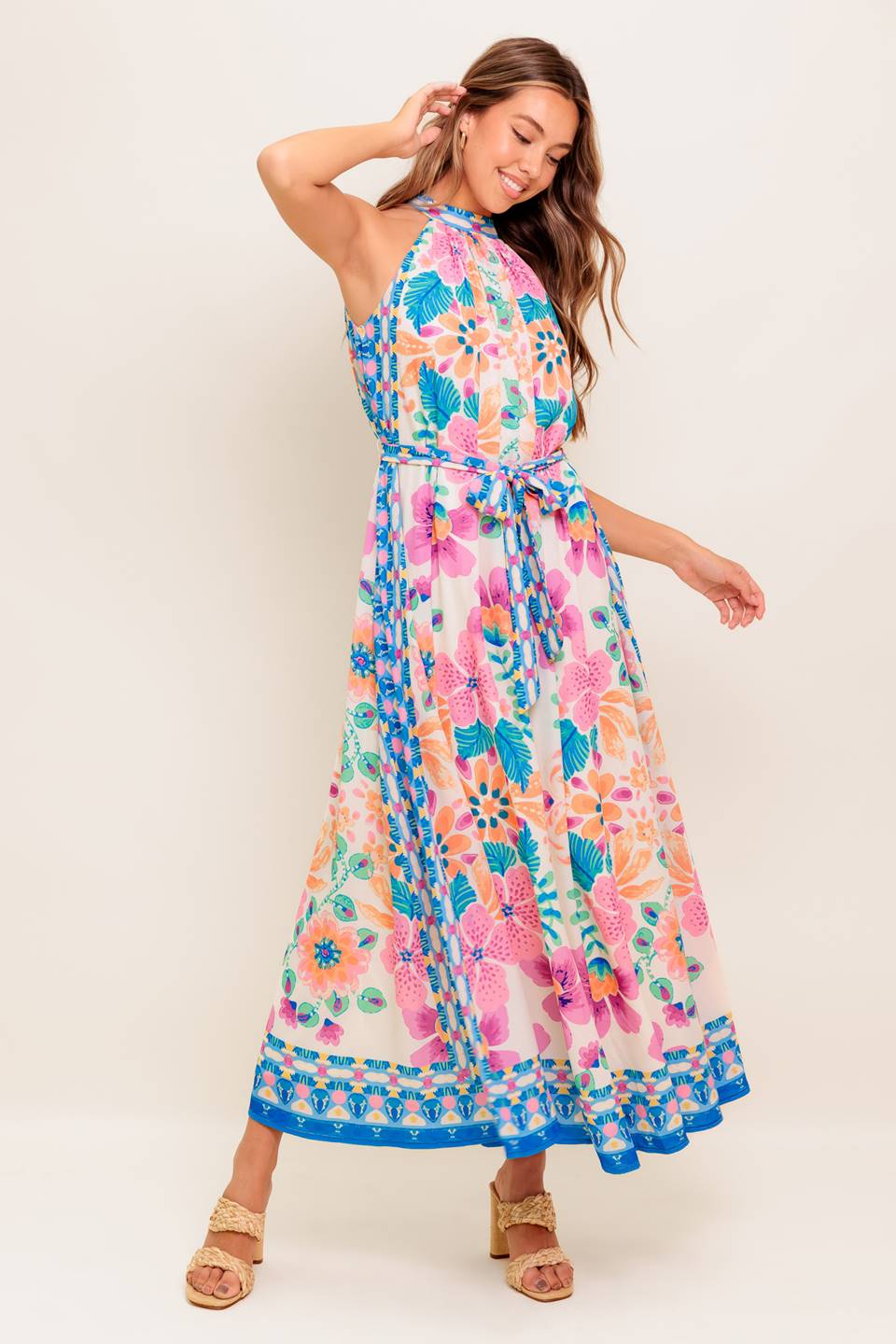 PATH TO GREATNESS WOVEN MAXI DRESS