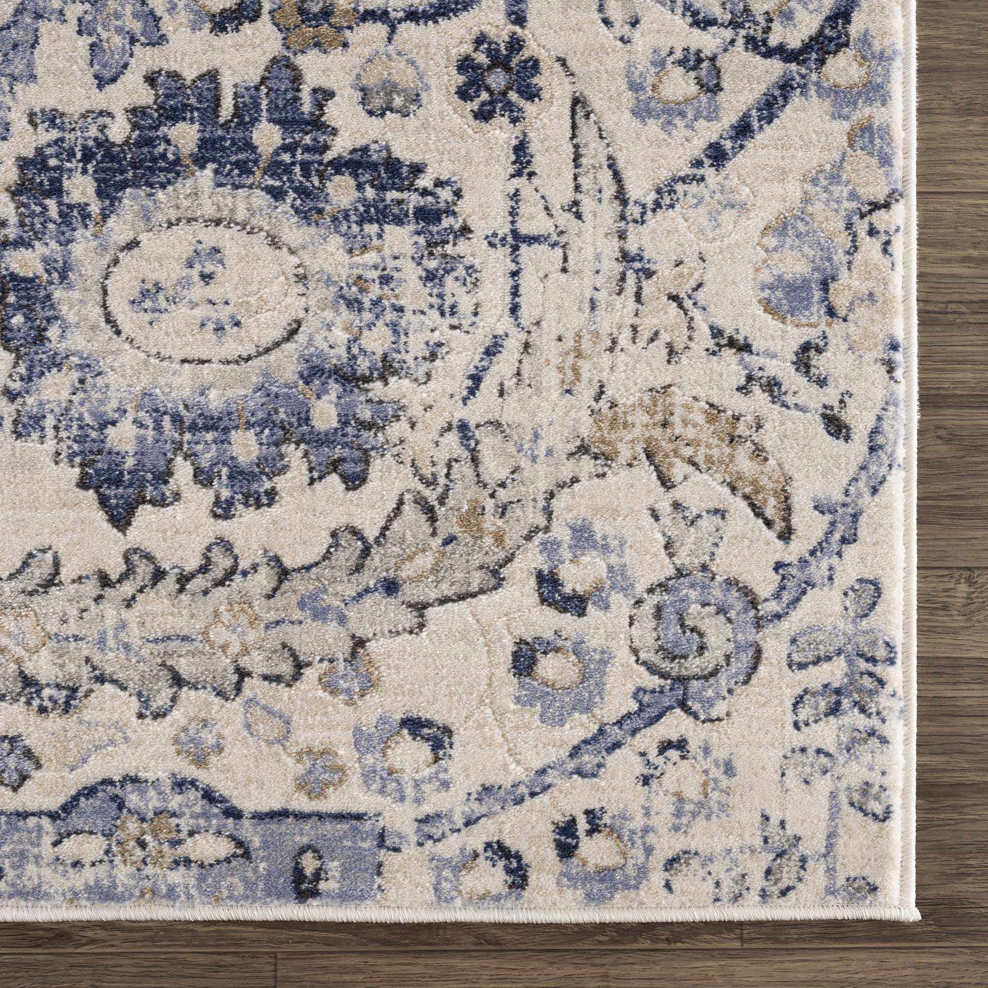 Georgiana Blue &amp; Beige Oushak Rug
