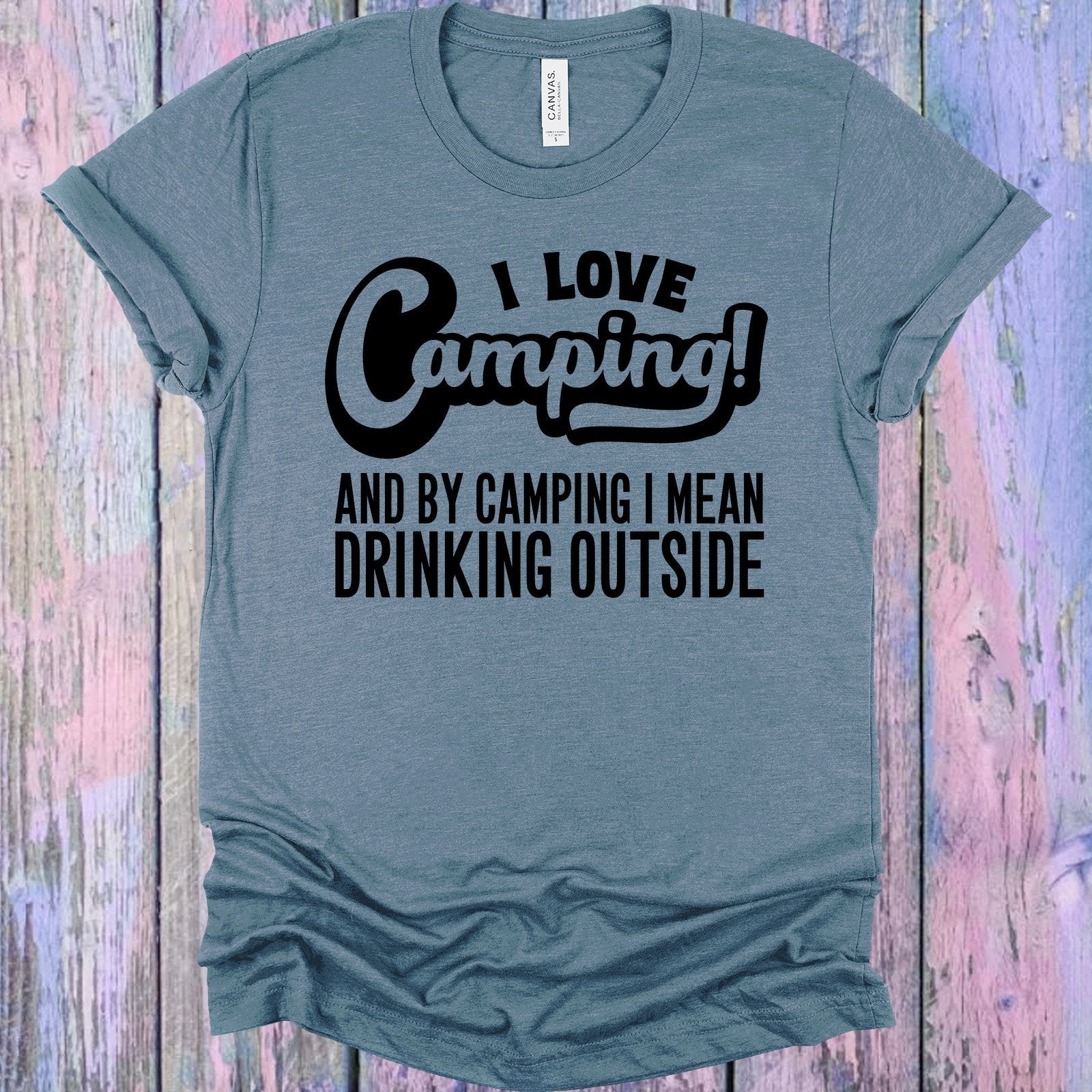 I Love Camping Graphic Tee