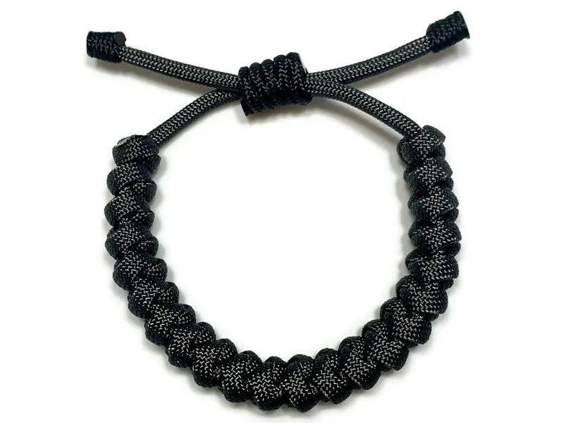 Engineered Gray Atom Rope Bracelet
