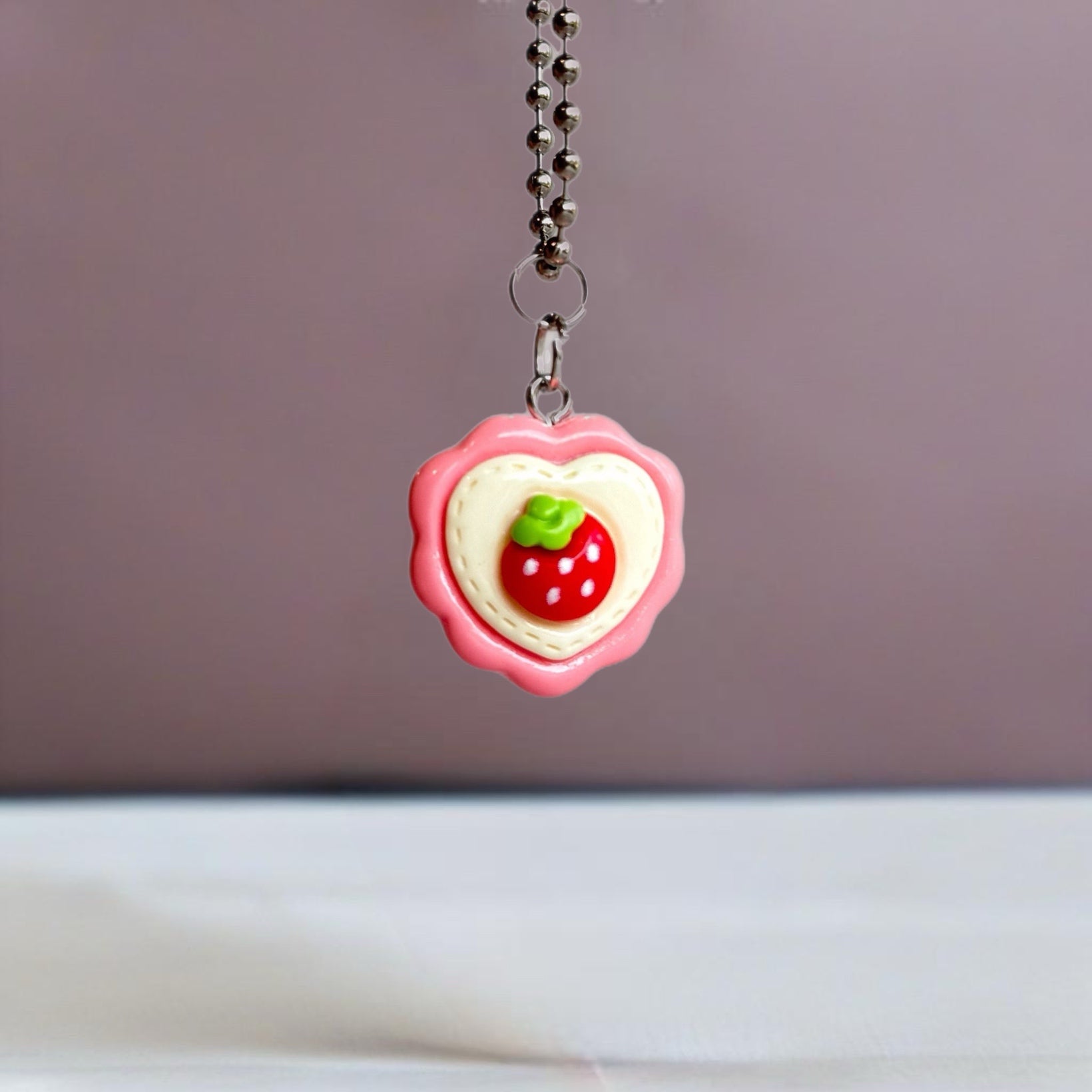 Strawberry Pie- Tumbler Handle Charm